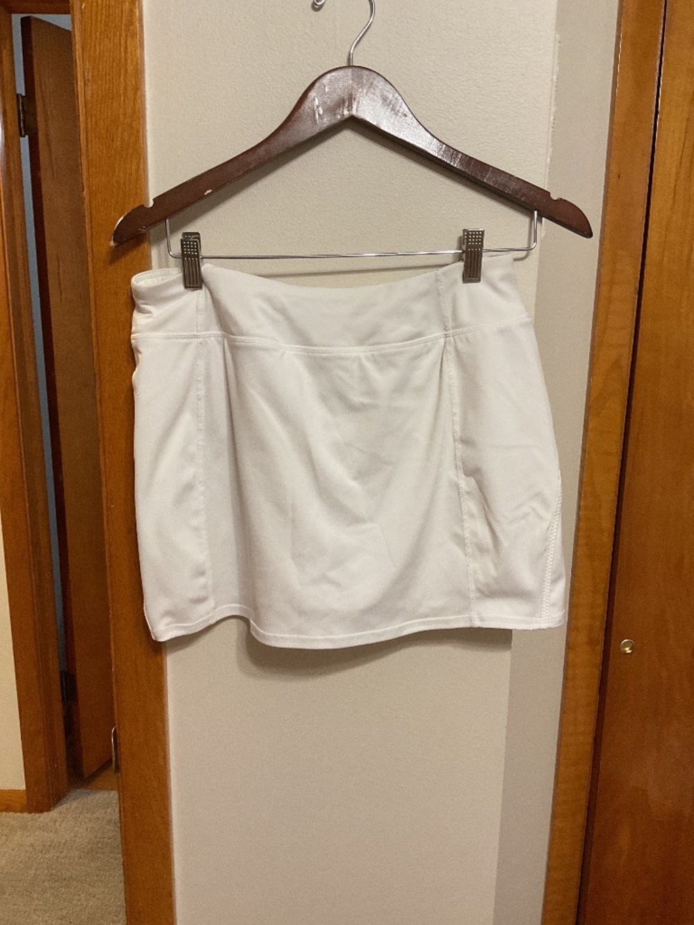 White tennis or golf skort